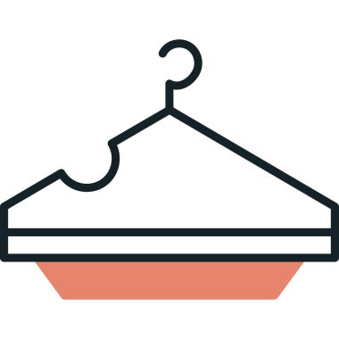 Askı. Web simgesi basit illüstrasyon