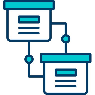 veri sunucusu. basit tasarım vektörü