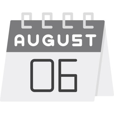 Takvim simgesi tasarımı, vektör illüstrasyonu