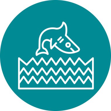 Şirin bir çizgi film simgesinin vektör çizimi