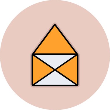 e-posta zarfı simgesi vektör illüstrasyon grafik tasarımı