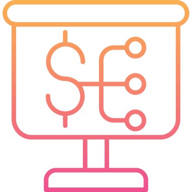 seo modern simgesinin vektör illüstrasyonu