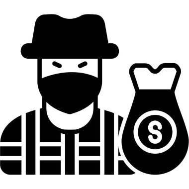 Hacker simgesi, basit tarzı