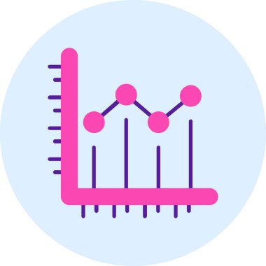 Analiz. Web simgesi basit illüstrasyon