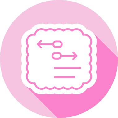 yön ikonu vektör illüstrasyonu