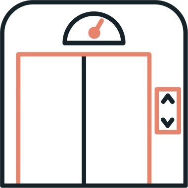 Bir takvim simgesinin vektör illüstrasyonu