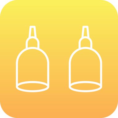 Şişenin vektör illüstrasyonu