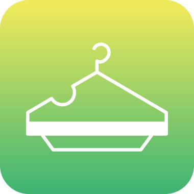 benzersiz askı vektör çizgisi simgesi