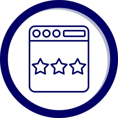 Modern simgenin vektör illüstrasyonu