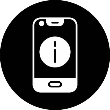 akıllı telefon simgesi vektör illüstrasyonu