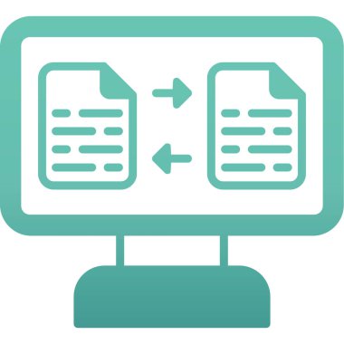 belge simgesi, vektör çizimi