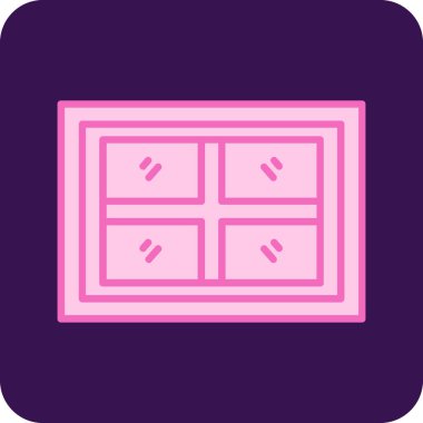 Mobilya. Web simgesi basit illüstrasyon