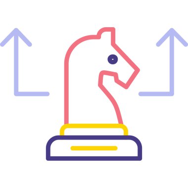 Modern bir simgenin vektör illüstrasyonu