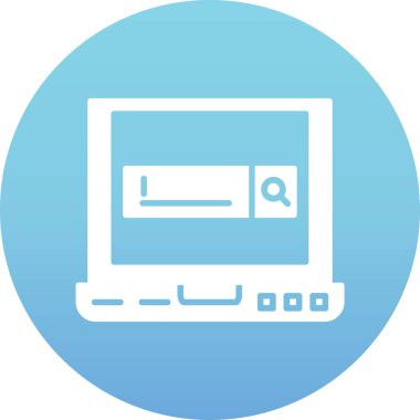 Web simgesi vektör illüstrasyonu