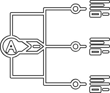 Veri analizi vektör illüstrasyonu