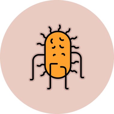 Çizgi film simgesinin vektör çizimi