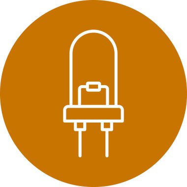 Elektrik dolgu simgesinin vektör illüstrasyonu