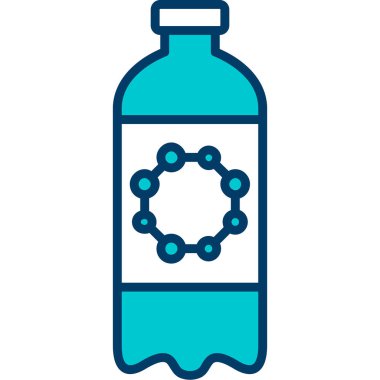 Şişe iç. Basit tasarım