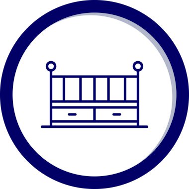 mobilya ikonu vektör illüstrasyonu