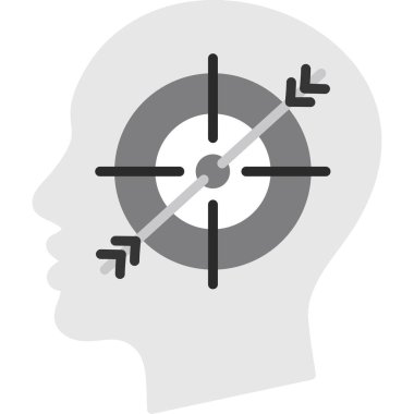 İnsan beyin vektör simgesi