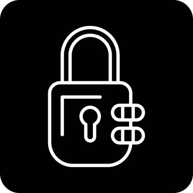 ikon vektör illüstrasyonunu kilitle