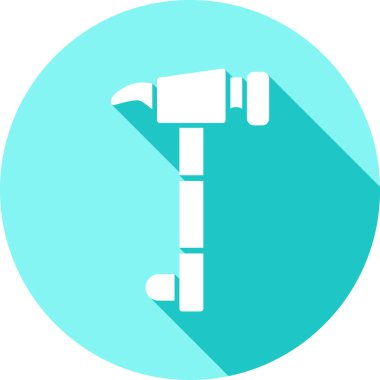 Çekiç simgesi, vektör çizimi