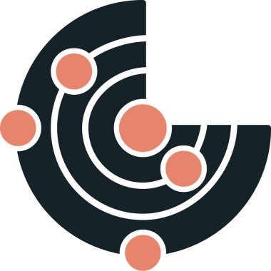 Hedef. Web simgesi basit illüstrasyon