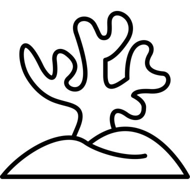 bitki el ikonu ana hat vektörü. bitki ağacı. bitki ekolojisi