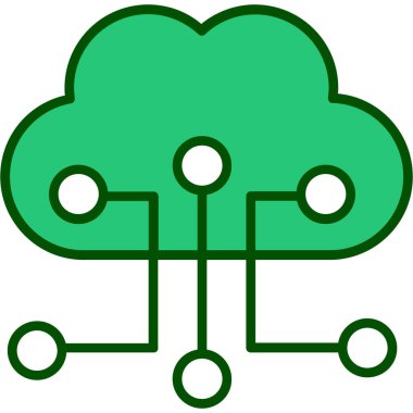 bulut hesap yapmak teknoloji simgesi