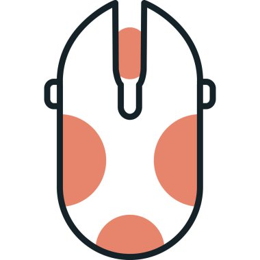 Bilgisayar fare web simgesi, vektör çizim