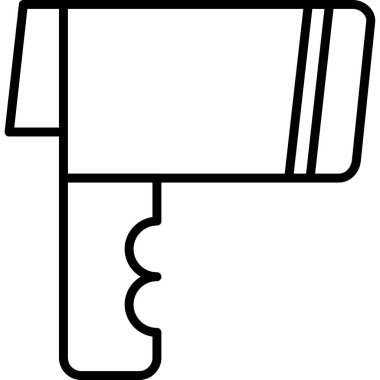 Boya silindiri ikonu. vektör illüstrasyonu.