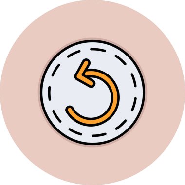 Para için. Web simgesi basit illüstrasyon