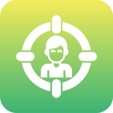 man simgesi vektör illüstrasyonu