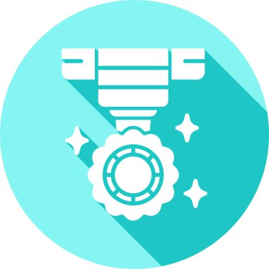 Teçhizat Web simgesi basit illüstrasyon