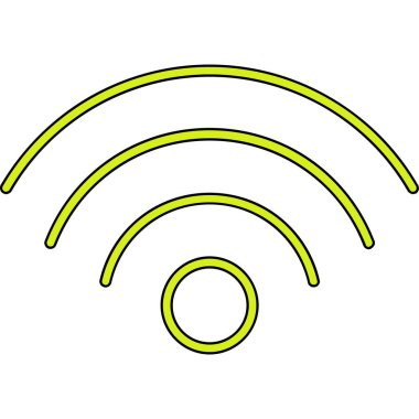 kablosuz sinyal simgesi. Kablosuz sinyal işareti. kablosuz simge. kablosuz sinyal simgesi