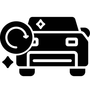 Araba yıkama simgesi, taslak biçimi