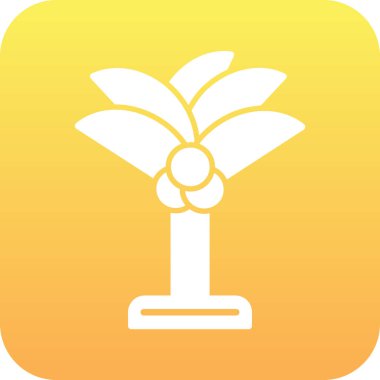 Yapraklı bir bitkinin vektör çizimi