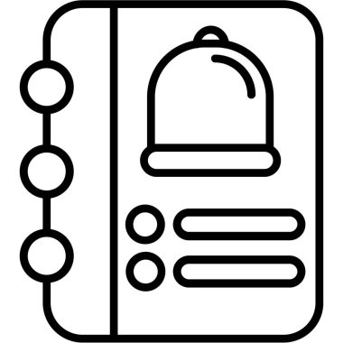 kitap simgesi vektör illüstrasyonu