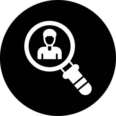 Arama simgesi vektör illüstrasyonu