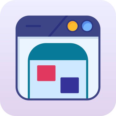 seo modern simgesinin vektör illüstrasyonu