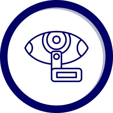 Göz simgesi vektör illüstrasyonu