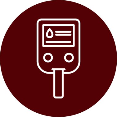 Bir b simgesinin vektör illüstrasyonu