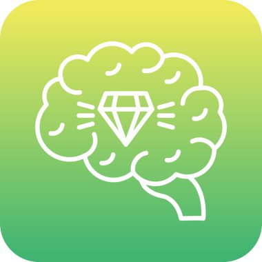 Benzersiz mücevher vektör simgesi