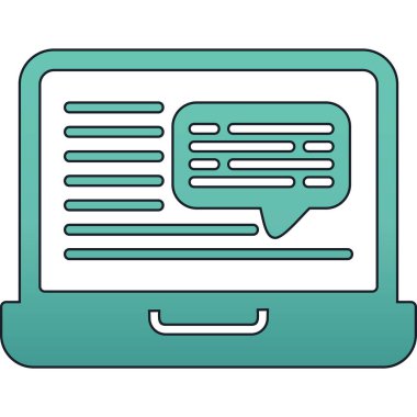 Metin sembollü konuşma balonu