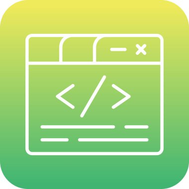 Uygulama simgesinin vektör illüstrasyonu