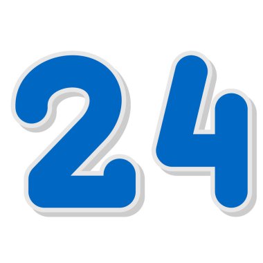 24 numaralı simge tasarım şablonu