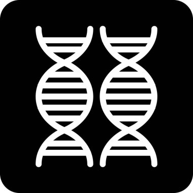 DNA simgesi vektör illüstrasyonu