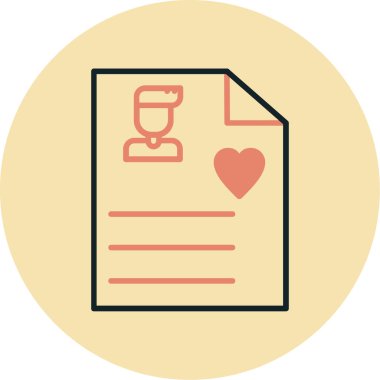 Modern simgenin vektör illüstrasyonu