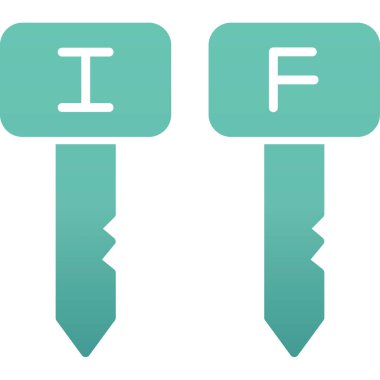 Modern b 'nin vektör illüstrasyonu eksik simgesi