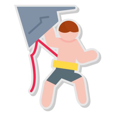 Bayrak simgesine sahip savaşçı